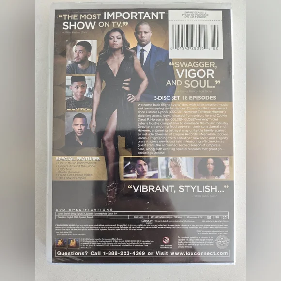 Empire Seasons 1 And 2 Brand New - Picture 2 of 4